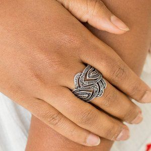 Fire and Ice Silver Ring